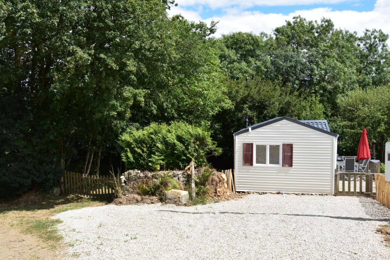 Mobil-Home A La Campagne Le Faou Bagian luar foto