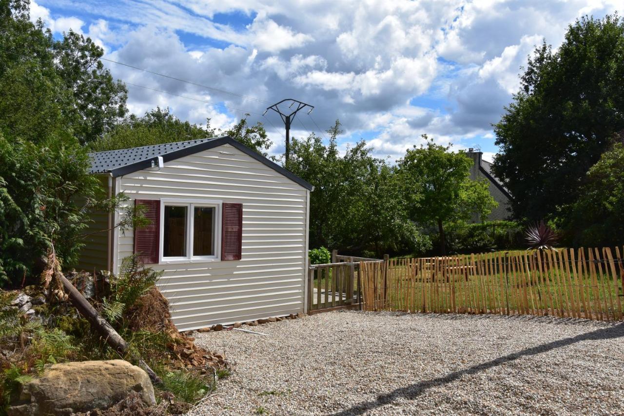 Mobil-Home A La Campagne Le Faou Bagian luar foto